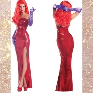 Party King Toon Starlet Costume small Jessica Rabbit